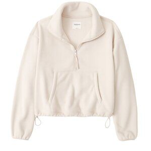 Abercrombie & Fitch Soft ASF Collection Cinched Half-Zip Sweatshirt